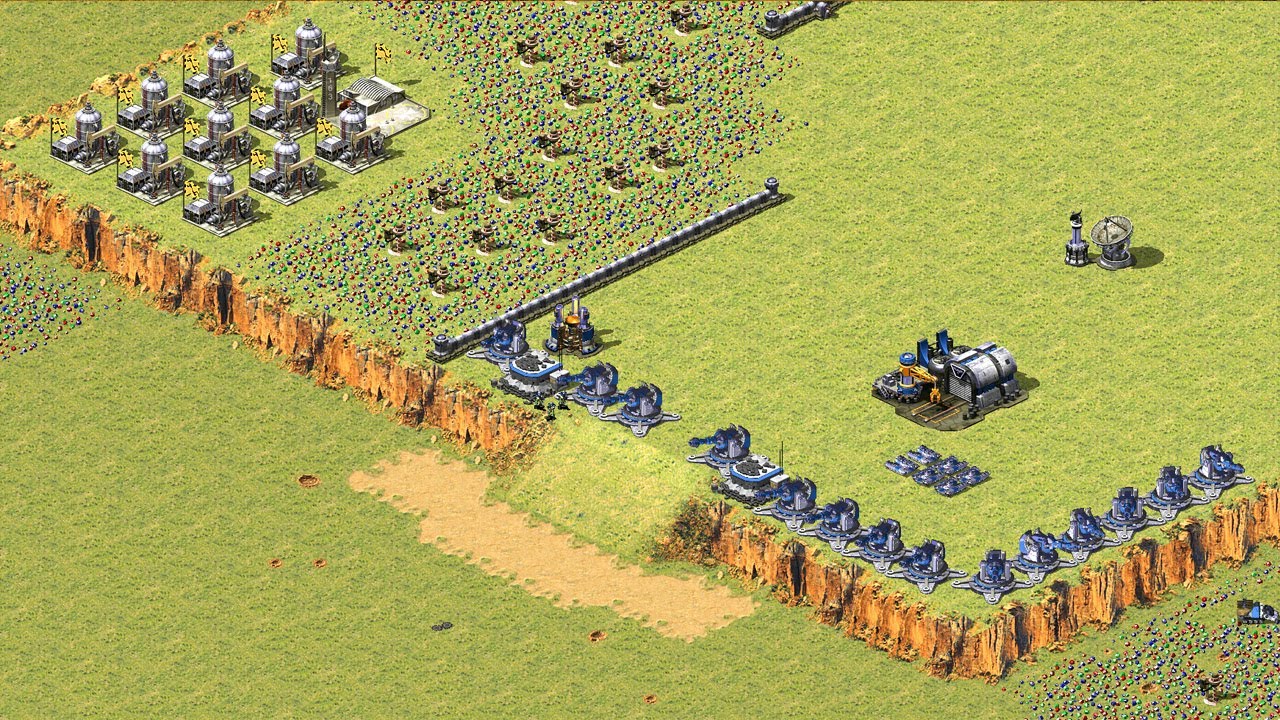 Red Alert 2 | Yuri's Revenge | 7 vs 1 | hazzard map | France | Grand cannon | Extra hard AI