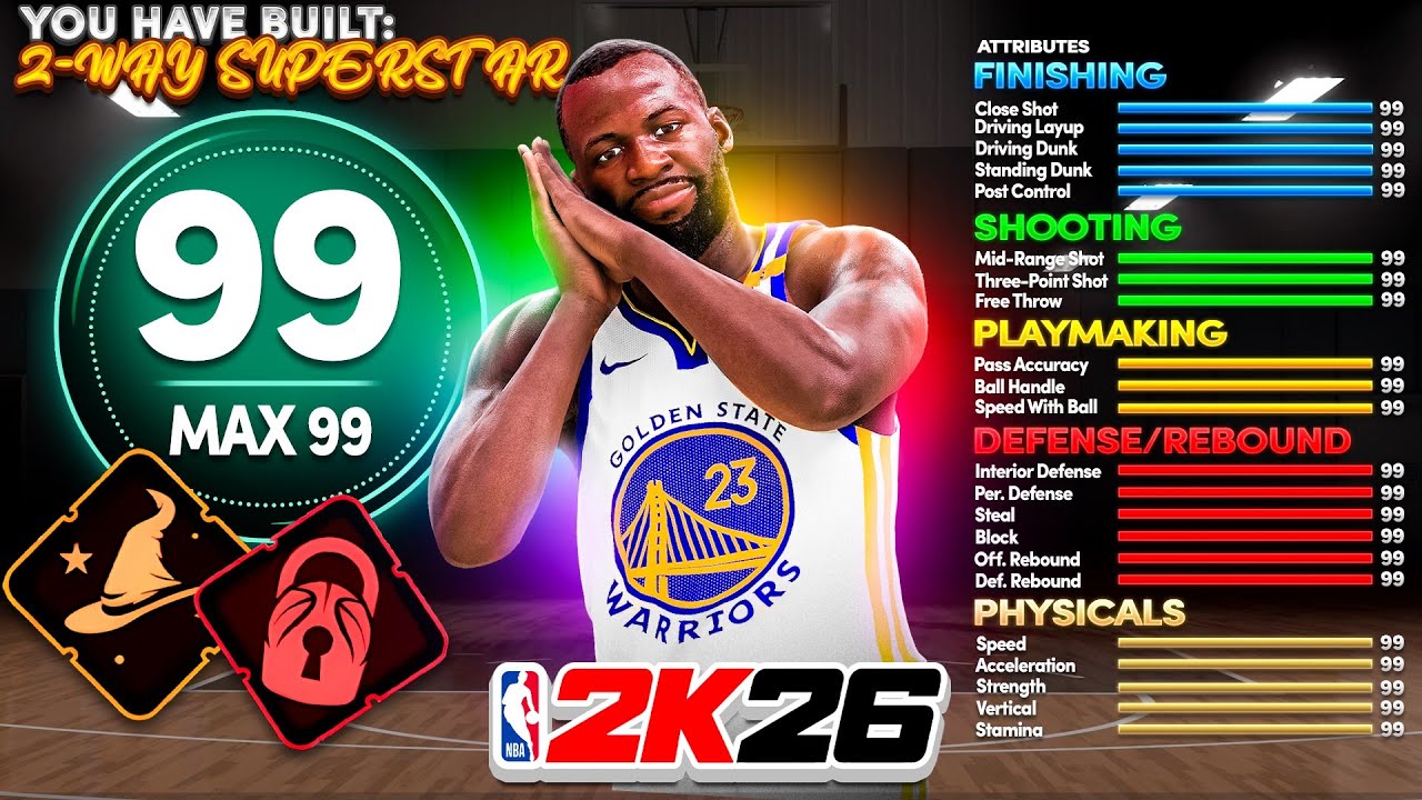 BEST 4-WAY POWER FORWARD BUILD IN 2K26! *NEW* OVERPOWERED BUILD WITH NO WEAKNESS! GOATED BUILD 2K26!