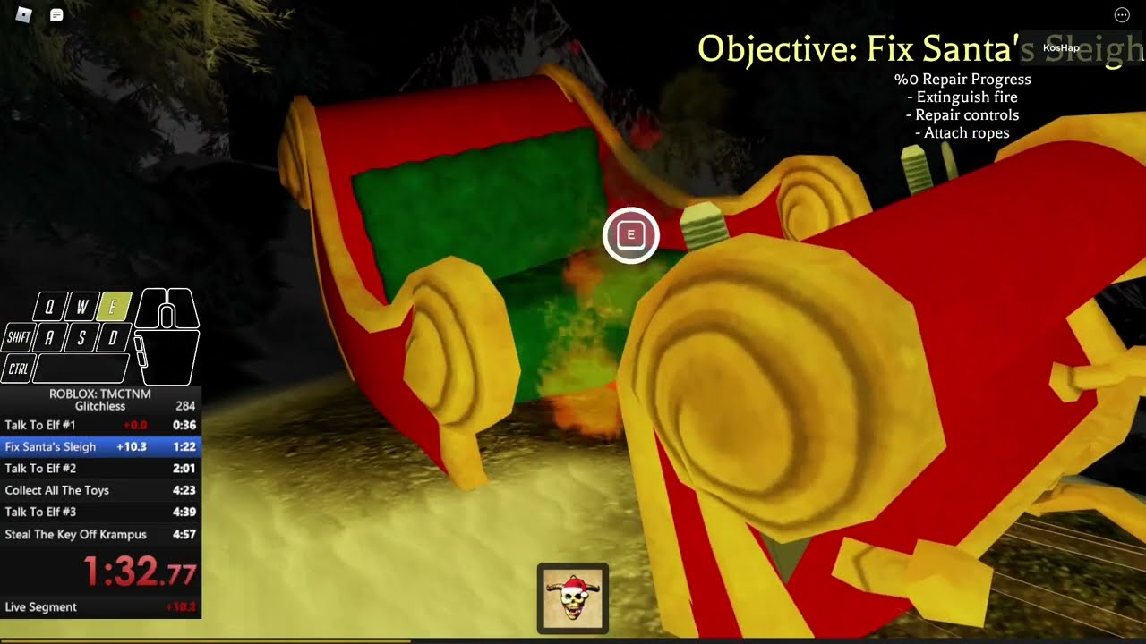 Roblox The Mimic: Christmas Trials Glitchless Speedrun 4:54.43