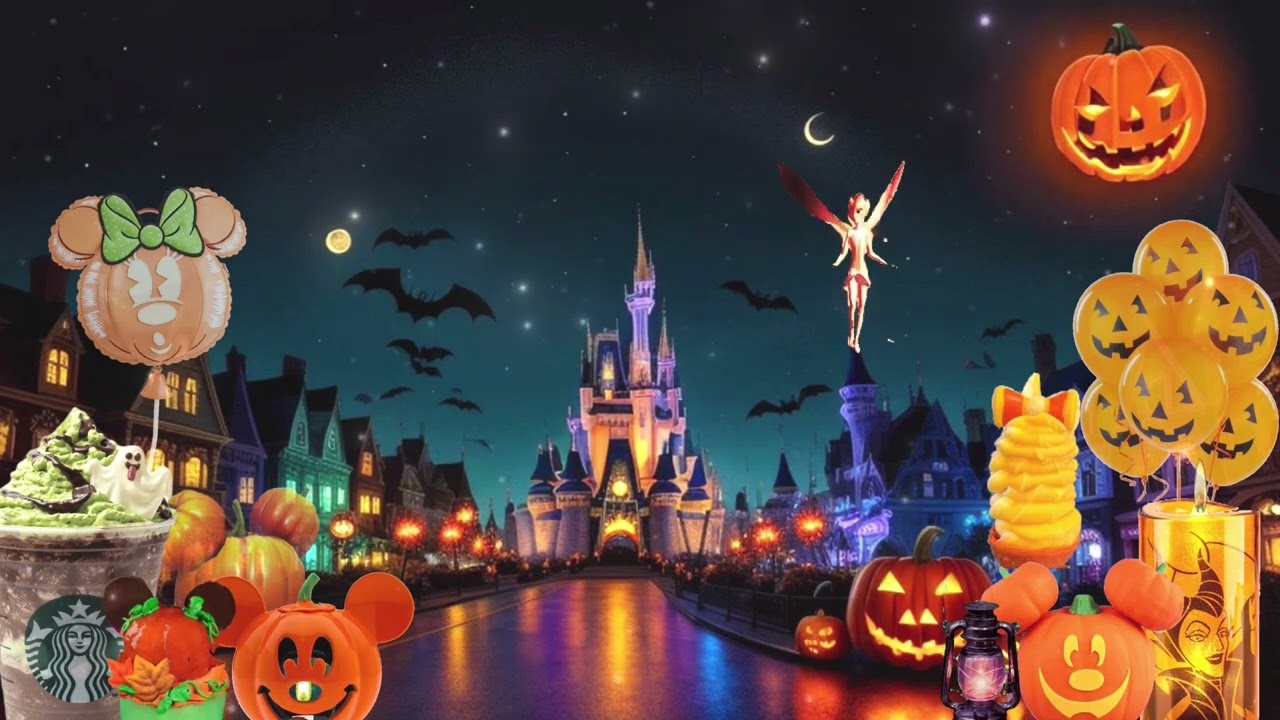 Mickey&rsquo;s Not So Scary Party Ambience 🍭🍁 Halloween background music 💀🍬