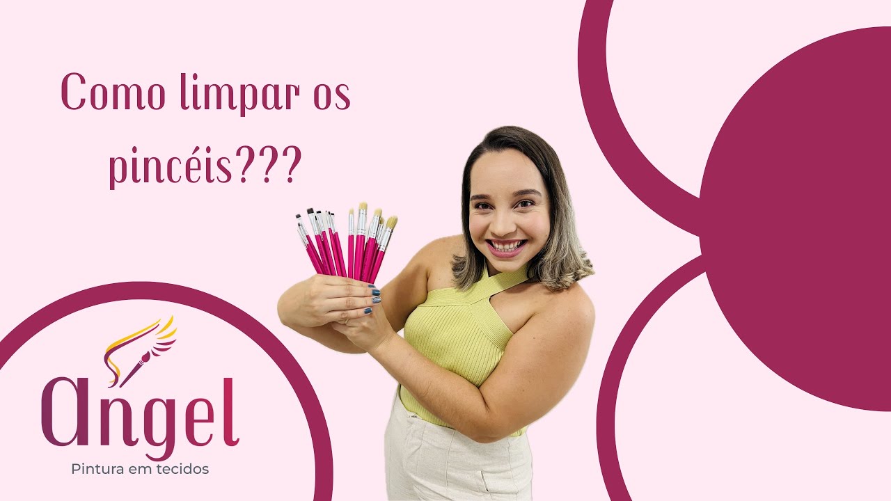 Como limpar os pincéis ????