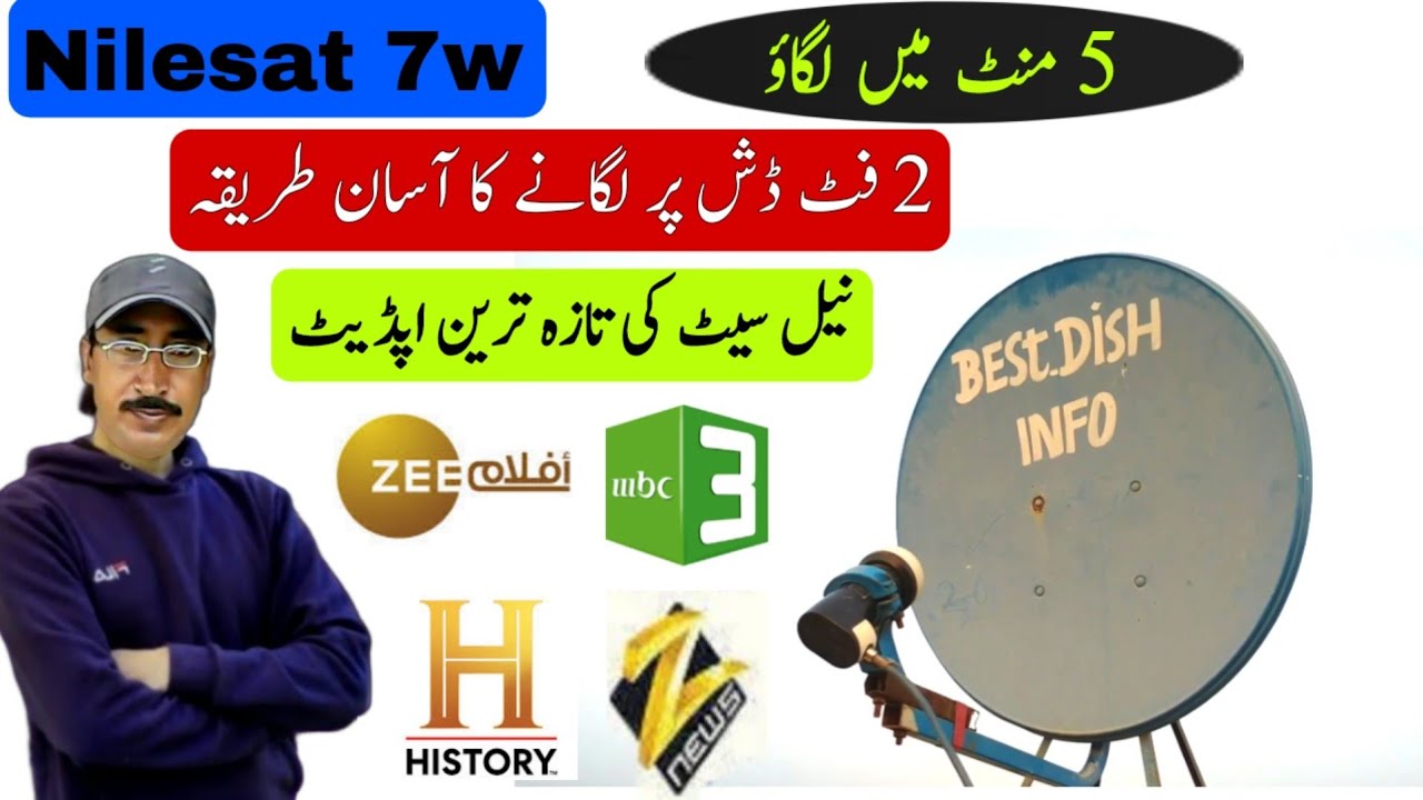 How To Find Nilesat 7w 2 Fit Dish Full Setting / Nilesat 7w New Update Today