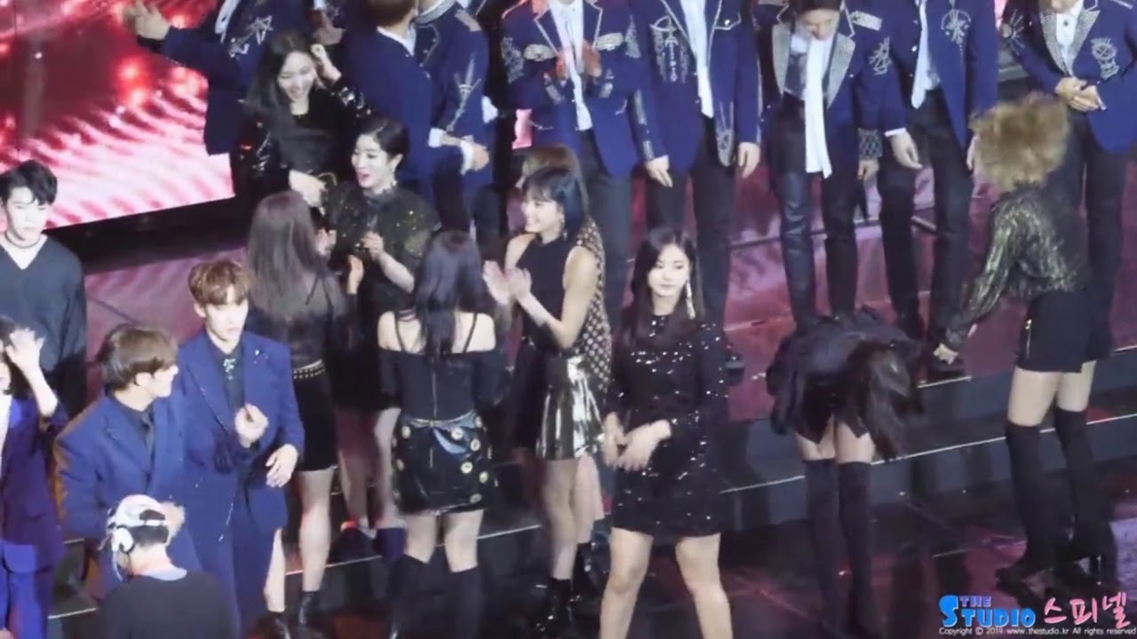 SEVENTEEN'S MINGYU & TWICE'S MINA - GAON CHART 2018 MOMENTS