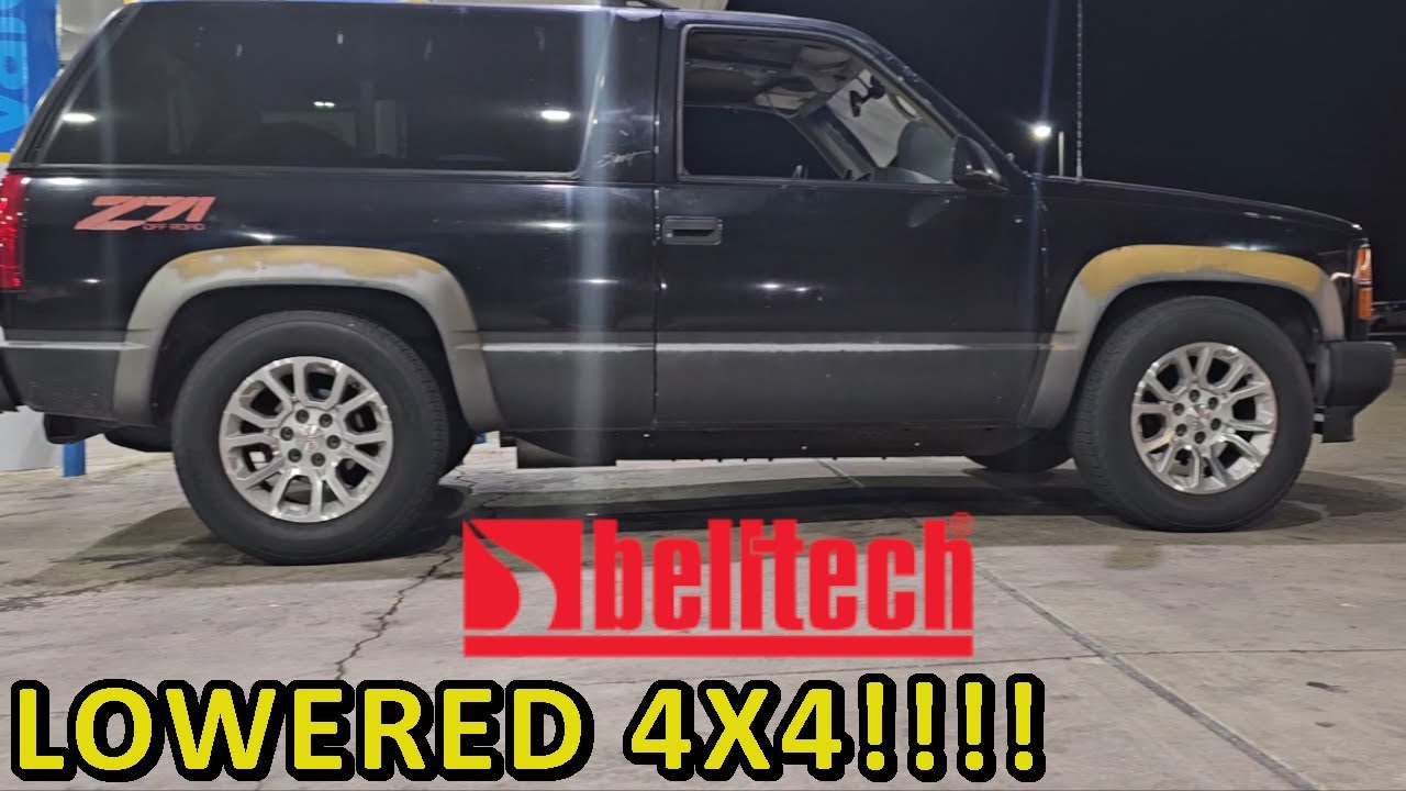 Lowering My 4x4 2 Door Tahoe!