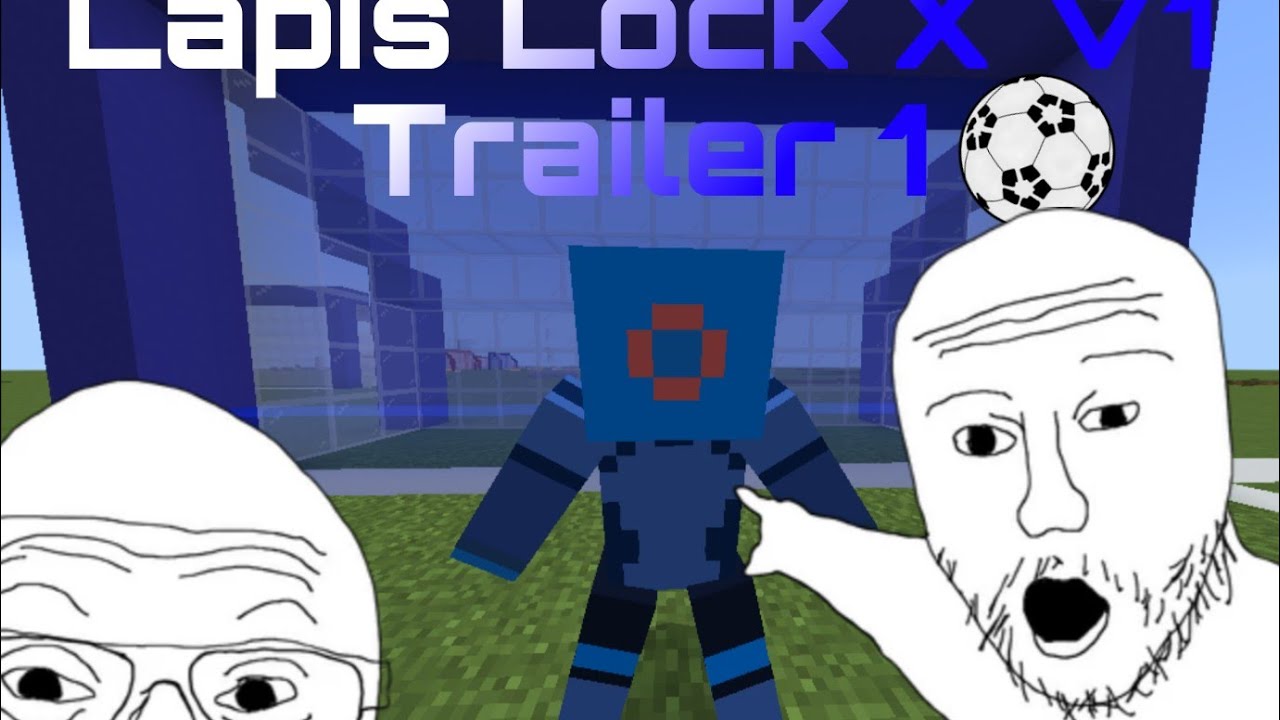 Blue Lock In Minecraft   ( Lapis Lock X Addon Trailer 1 MCBE/MCPE 1.21+ )