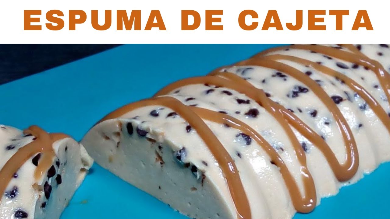Gelatina Espuma de cajeta de leche  (Dulce de leche).- RecetasdeLuzMa