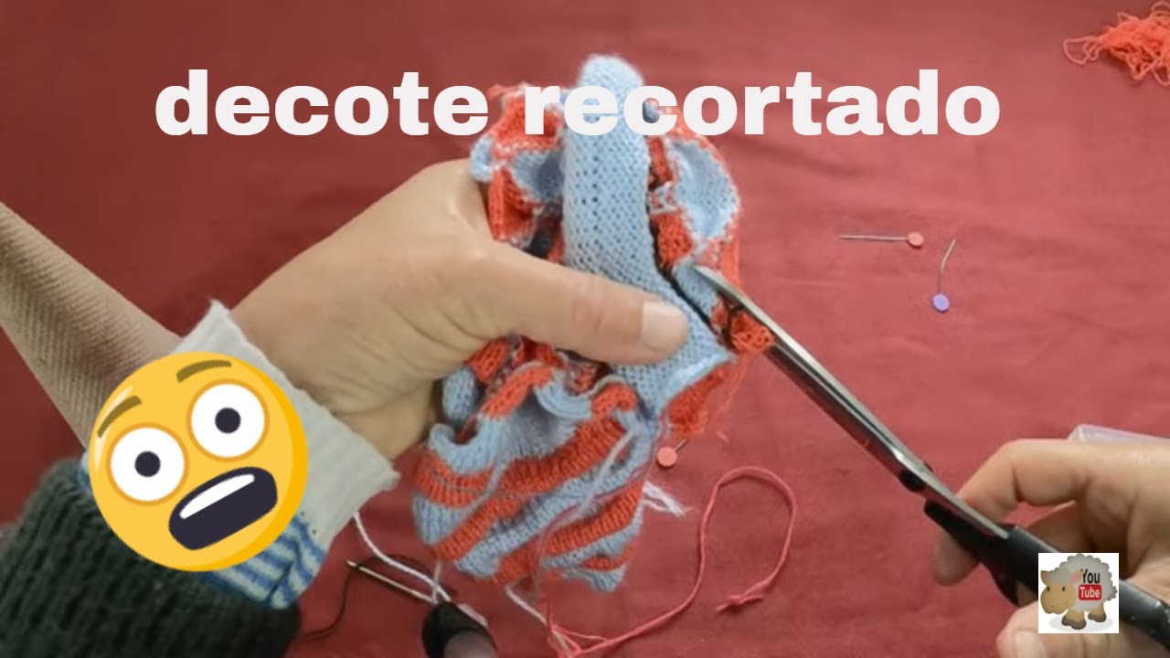 Como fazer decote recortado para tricô à máquina