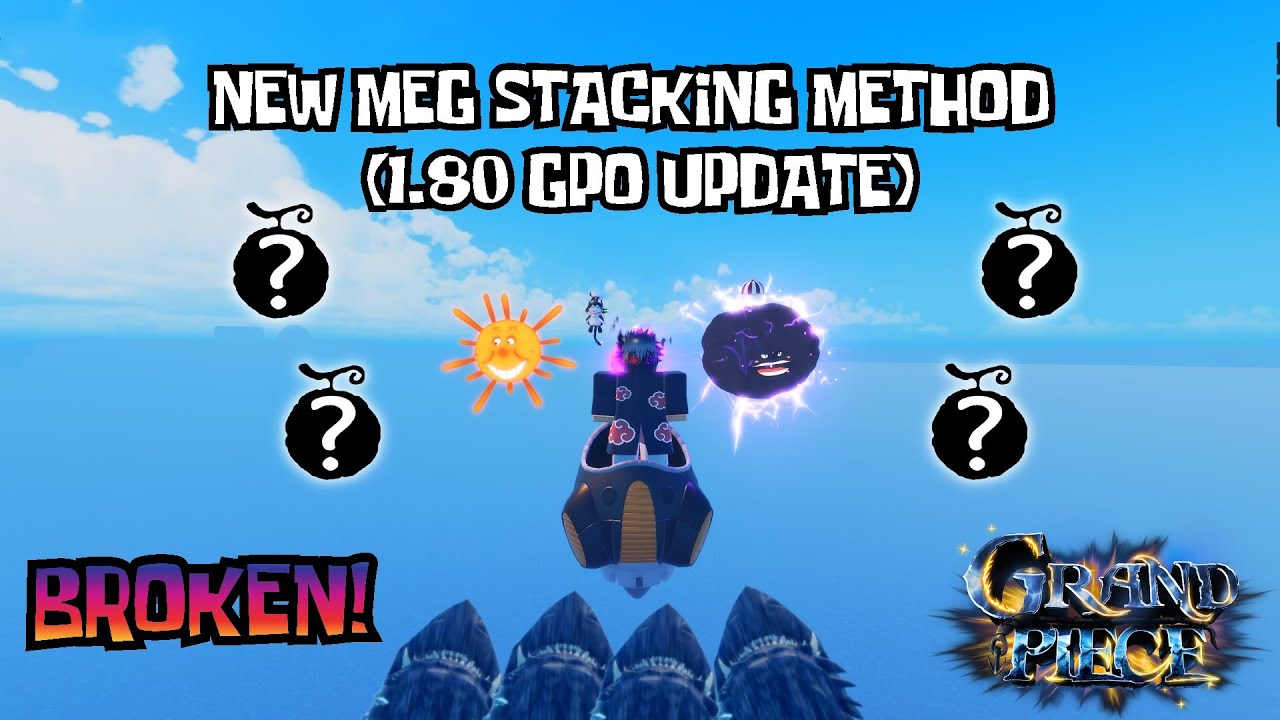 [GPO] NEW AND EASIEST METHOD FOR MEGALODON STACKING! (1.80 GPO UPDATE)