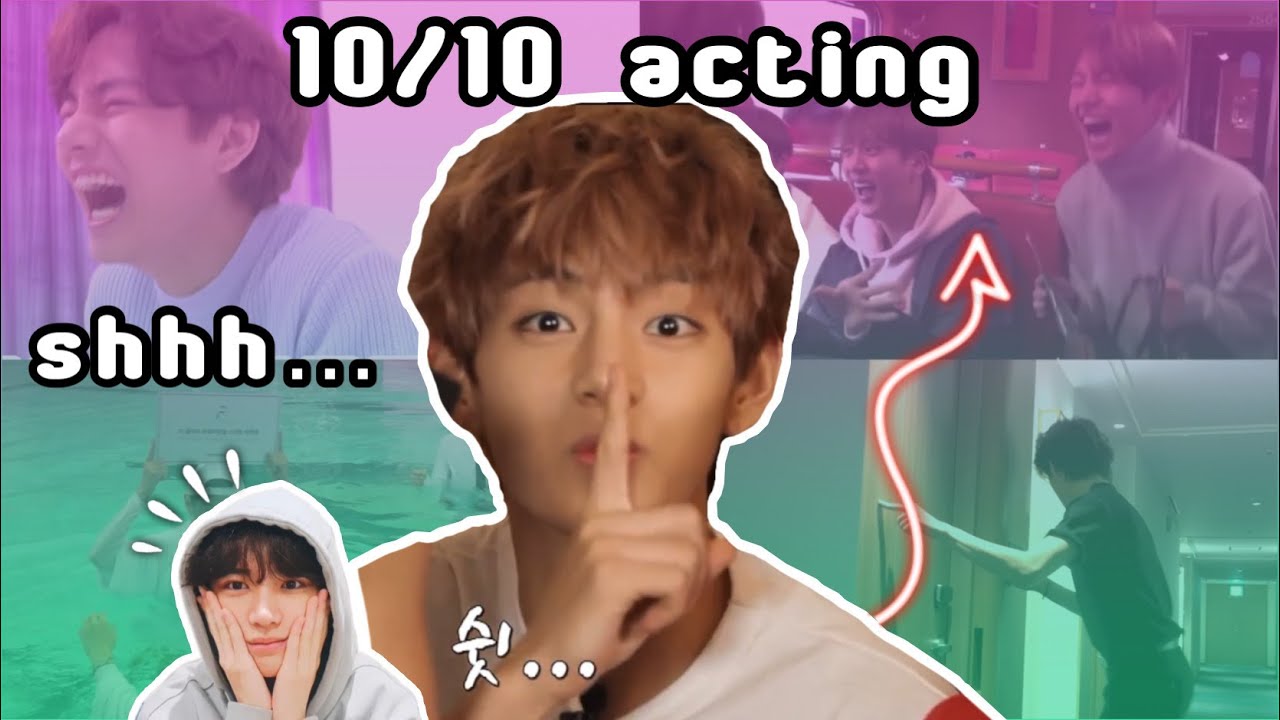 Taehyung being a prankster and having fun ft. TXT  | thank you for 500k!