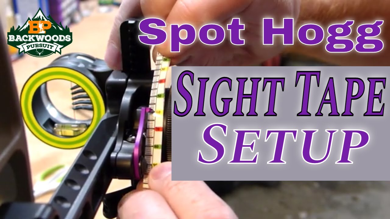 Настройка прицельной ленты Spot Hogg | Прицельная лента Spot Hogg Fast Eddie XL