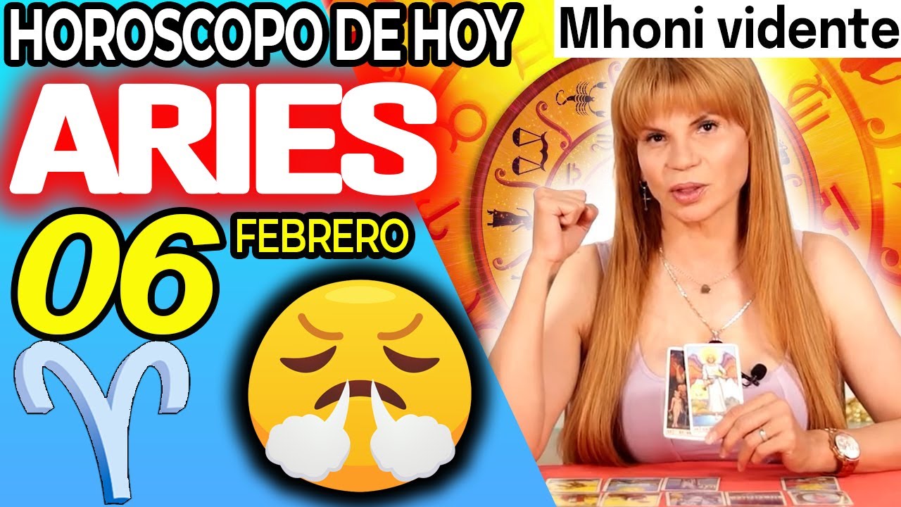 ARIES ♈BRUTAL NOTICIA💥💌NO LE DIGAN A NADIE🤐 Horóscopo De Hoy 6 De Febrero 2026 | Mhoni Vidente