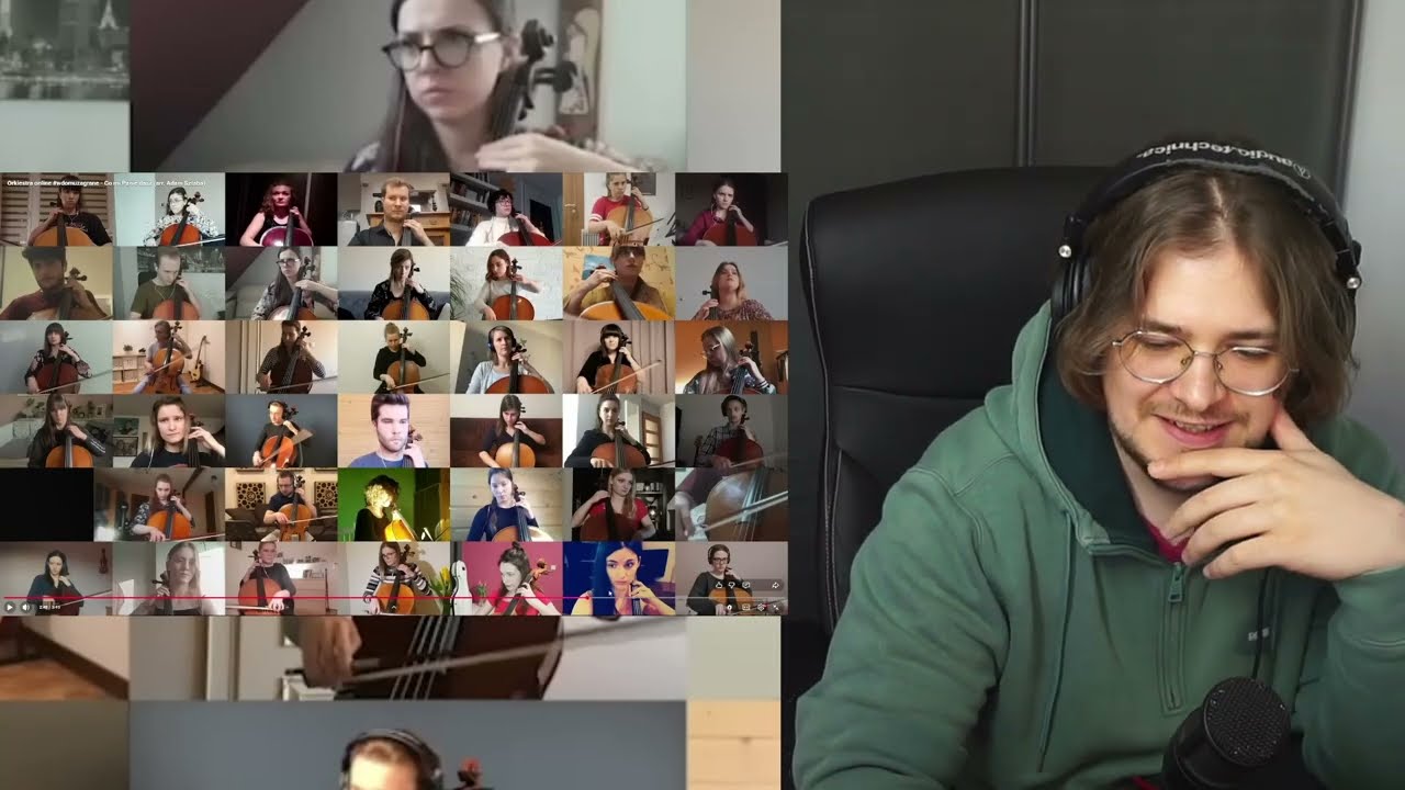 Reacting to Orkiestra online #wdomuzagrane - Co mi Panie dasz (arr. Adam Sztaba)