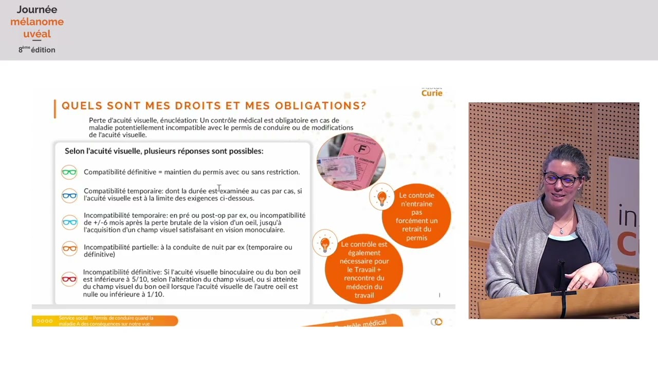 Aides sociales, par le service social de l'Institut Curie