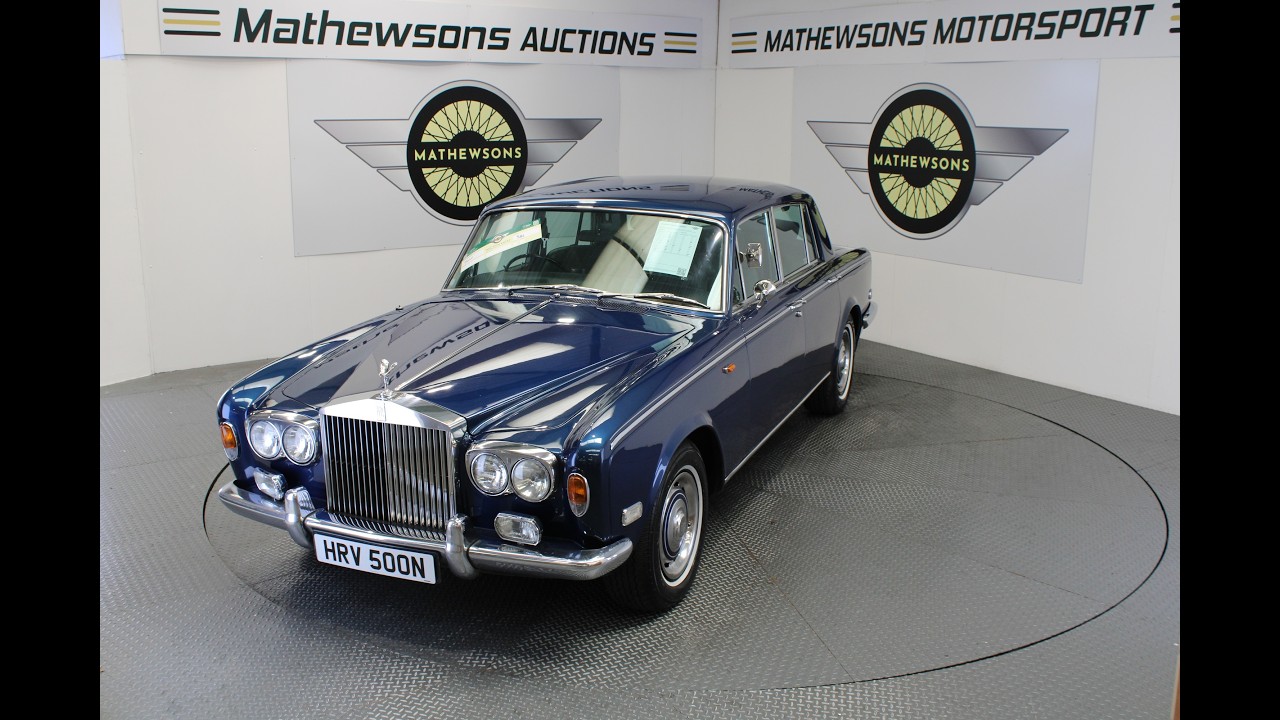 ROLLS-ROYCE SILVER SHADOW 1975 ГОДА | Mathewsons Classic Cars | Аукцион: 29, 30 и 31 июля 2026 г.