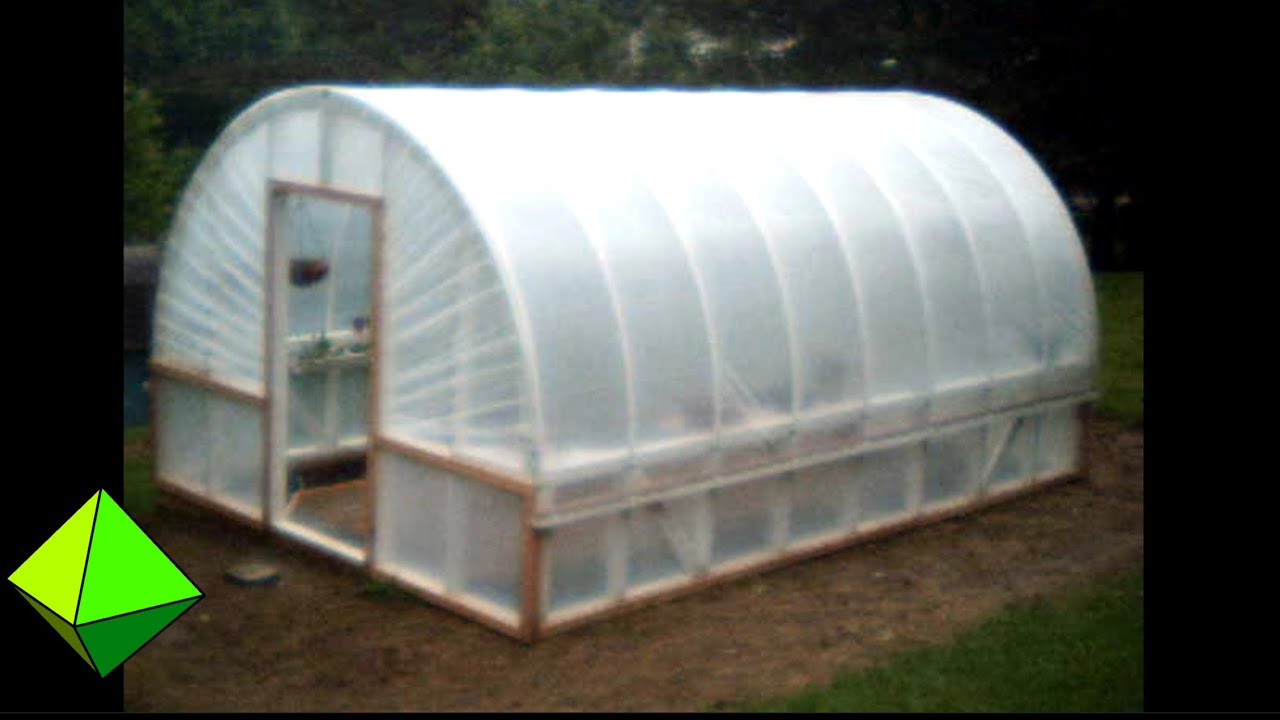 PVC Greenhouse DIY Polytunnel Homemade