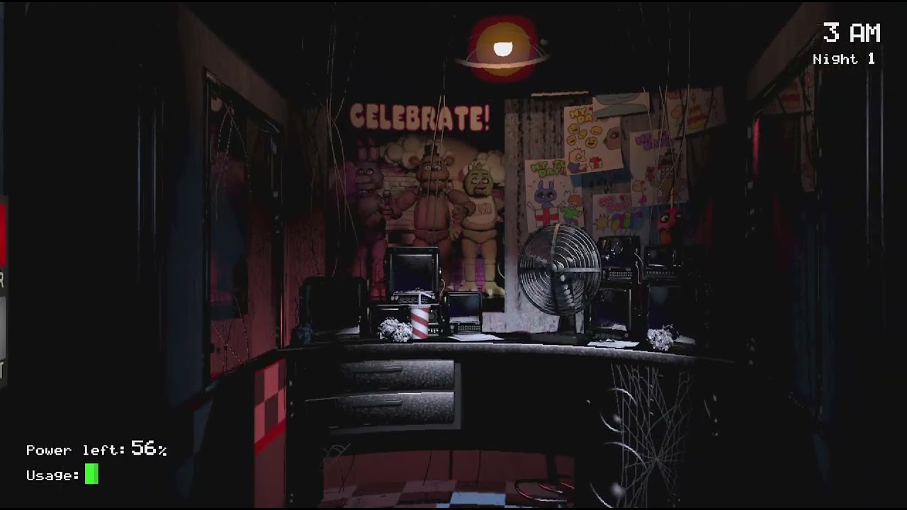 five nights at freddy's on ps5 gameplay night 1