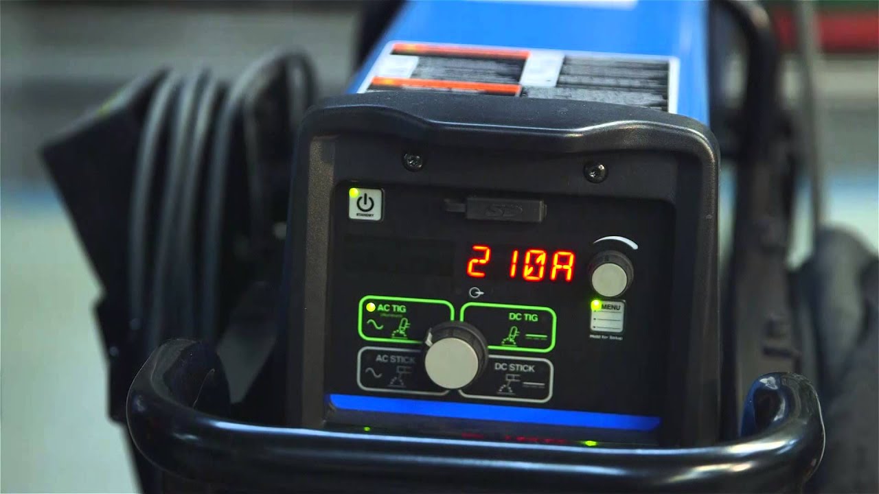 TIG welding an aluminum pit box ladder with the Dynasty 210 TIG welder
