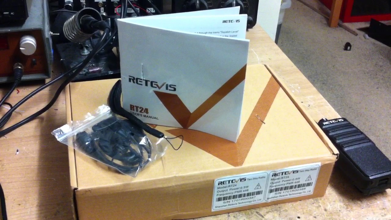 PMR Radio: Retevis RT24 - PMR446 - First Look