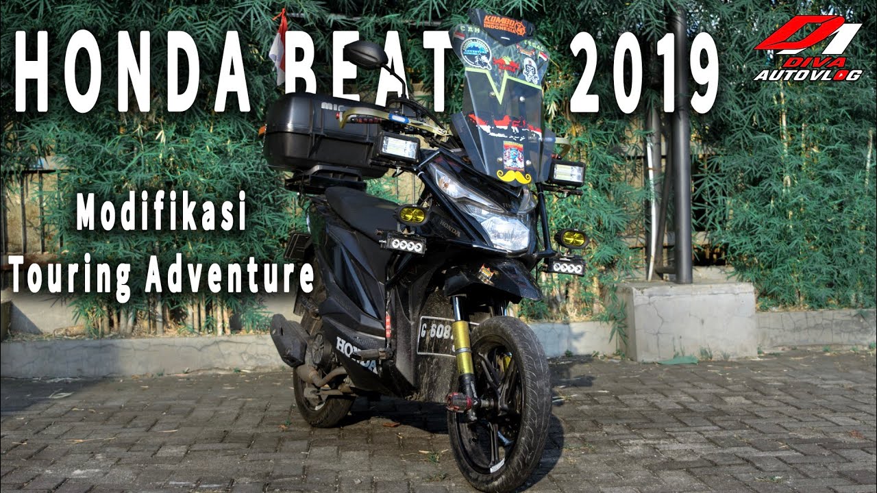 Honda Beat 2019 Modifikasi Adventure Touring | Honda Beat Modifikasi Touring Adventure