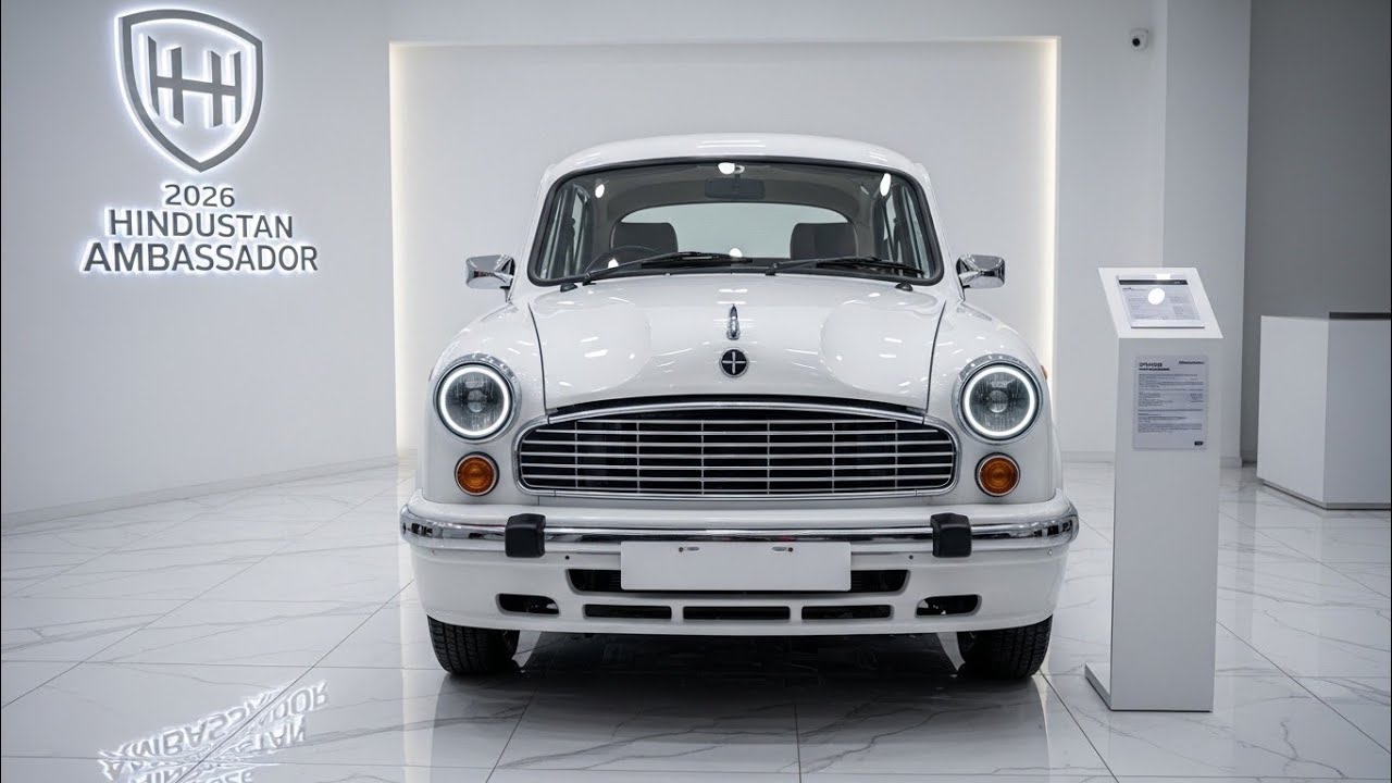2026 Hindustan Ambassador Returns 😱 Luxury + Electric Upgrade? Full Details Inside