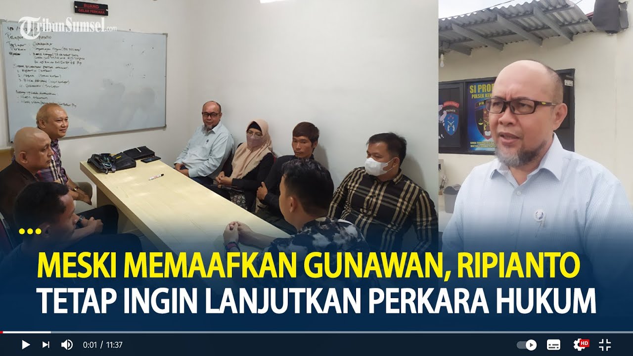 Meski Memaafkan, Ripianto Korban Tamparan Bang Jago di Palembang Tetap Lanjutkan Perkara Hukum