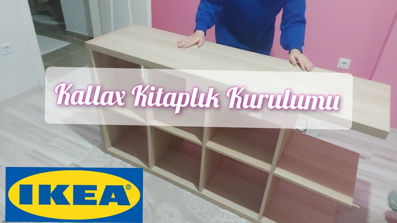 IKEA'DAN GELEN DEV KARGO | IKEA KALLAX KİTAPLIK KURULUMU | TEK BAŞIMA KURDUM👍