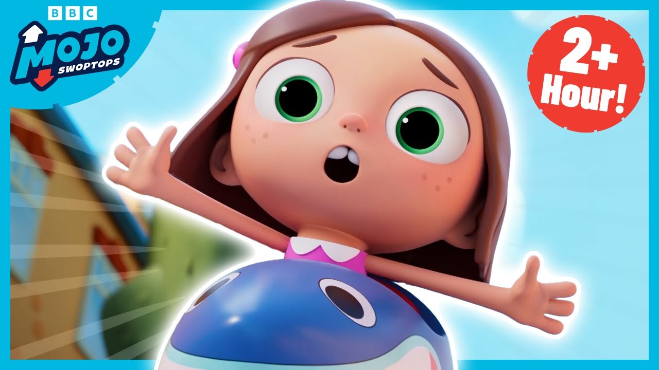 Kid's Shark Ride Gone Out of Control! | Fast & Action Packed Truck Cartoon for Kids | Mojo Swoptops