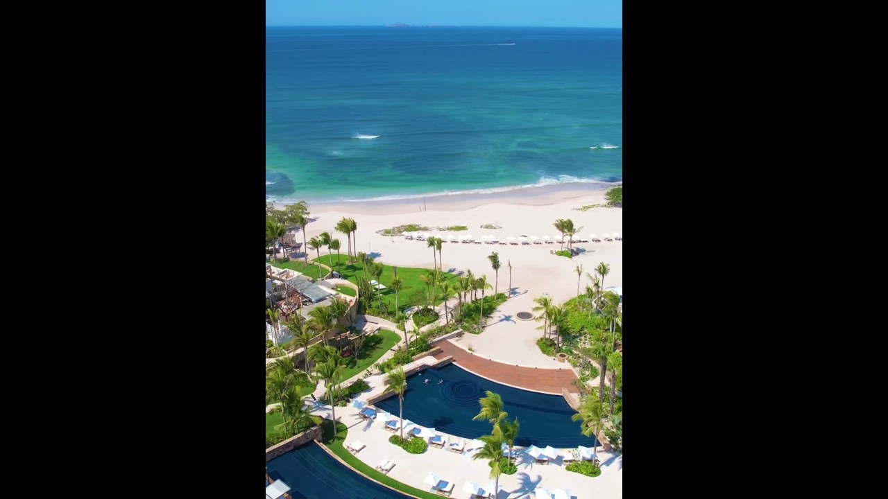 Aerial Paradise: Susurros Auberge's Magnificent Pool Oasis in Punta Mita - Epic Drone Views!