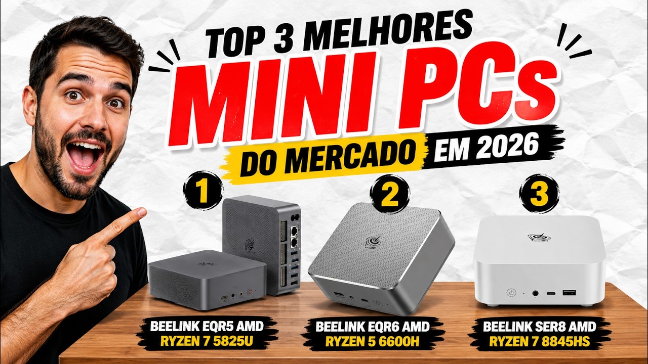 Qual o melhor Mini Pc do Mercado ? - Top 3 Melhores Mini PCs para Comprar em 2026