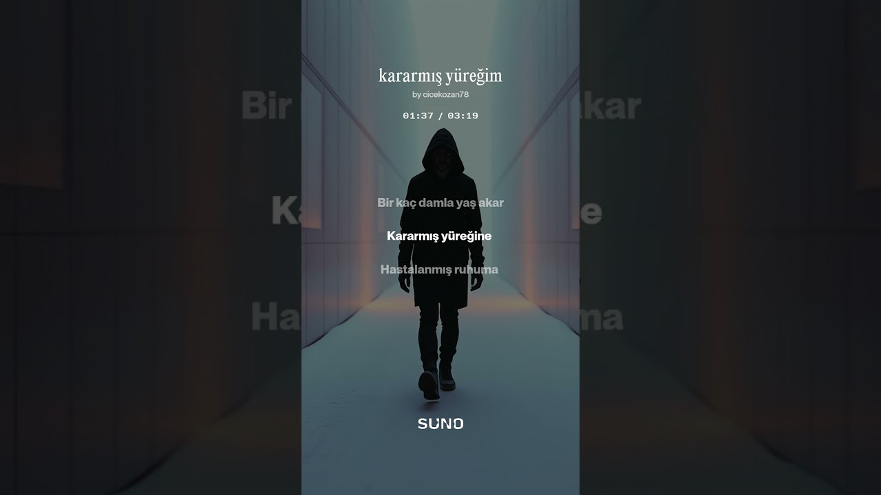 kararmış yüreğim