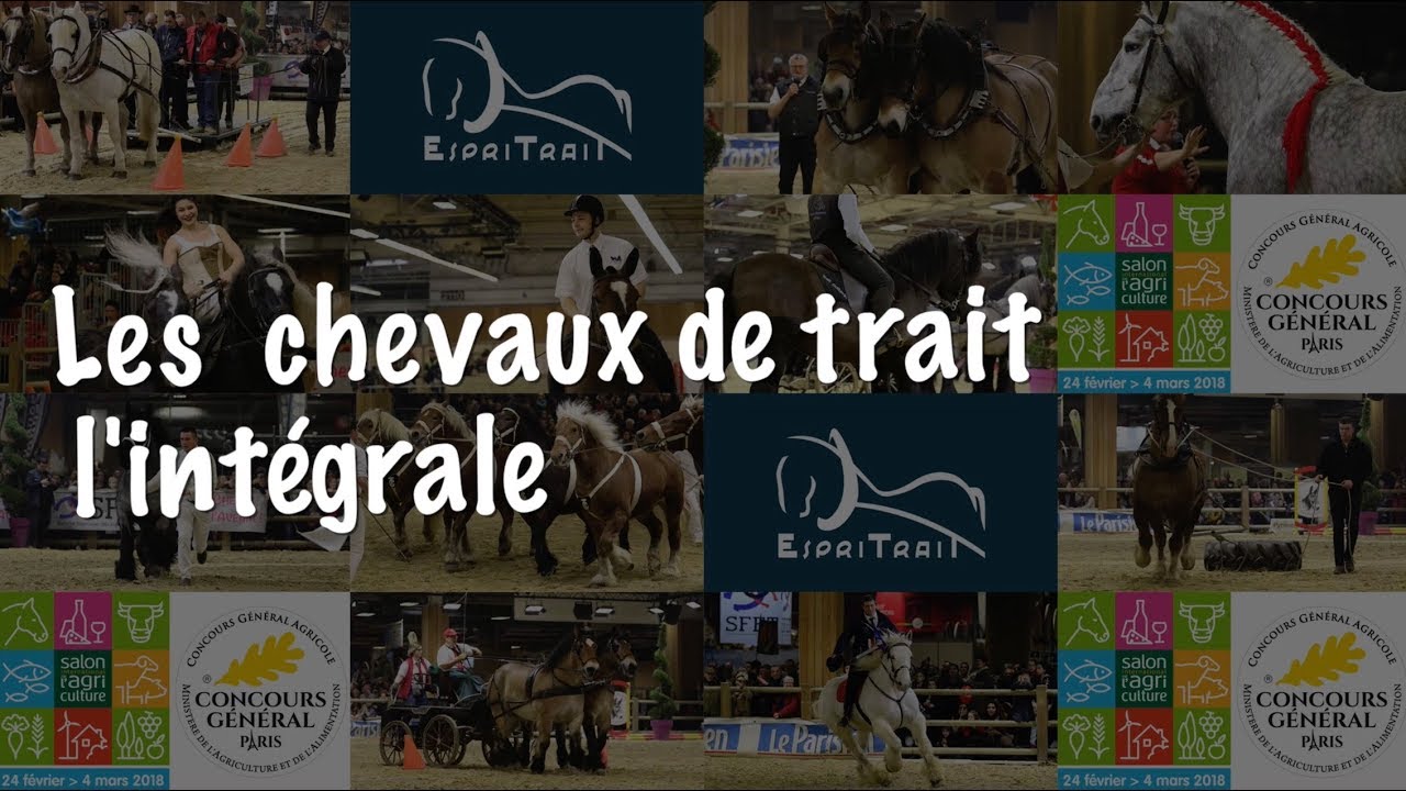 SIA2018 / Salon International de l’Agriculture et les chevaux de trait