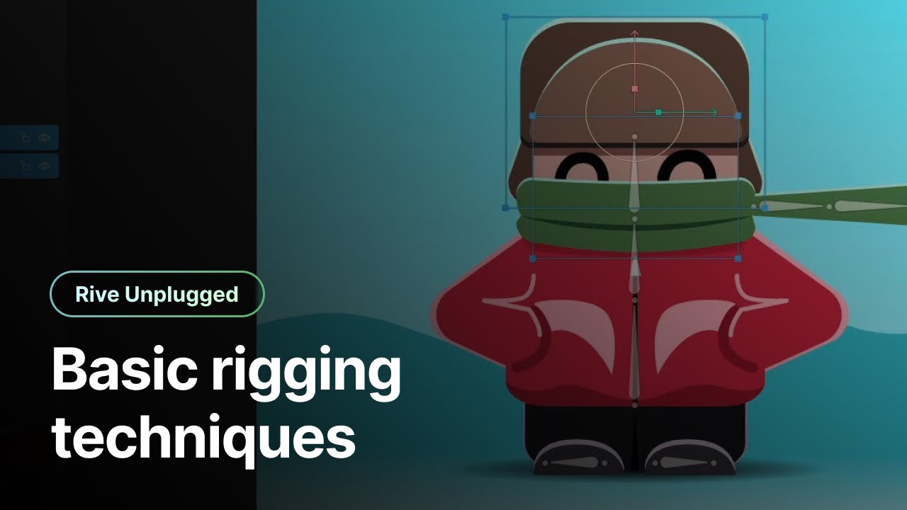 Snow day! Rig and animate with Rive.