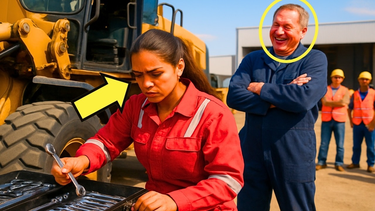 LA MUJER NO PUEDE ARREGLARLO…  DICE EL JEFE RIÉNDOSE, PERO ELLA LO DEJA SIN PALABRAS