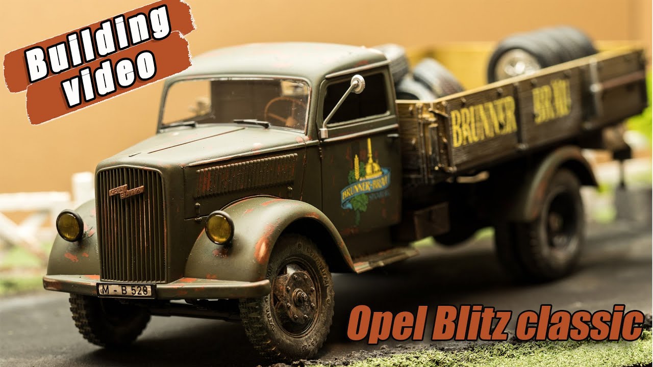 Mastering Rust & Chipping Techniques: Opel Blitz Classic Italeri Build