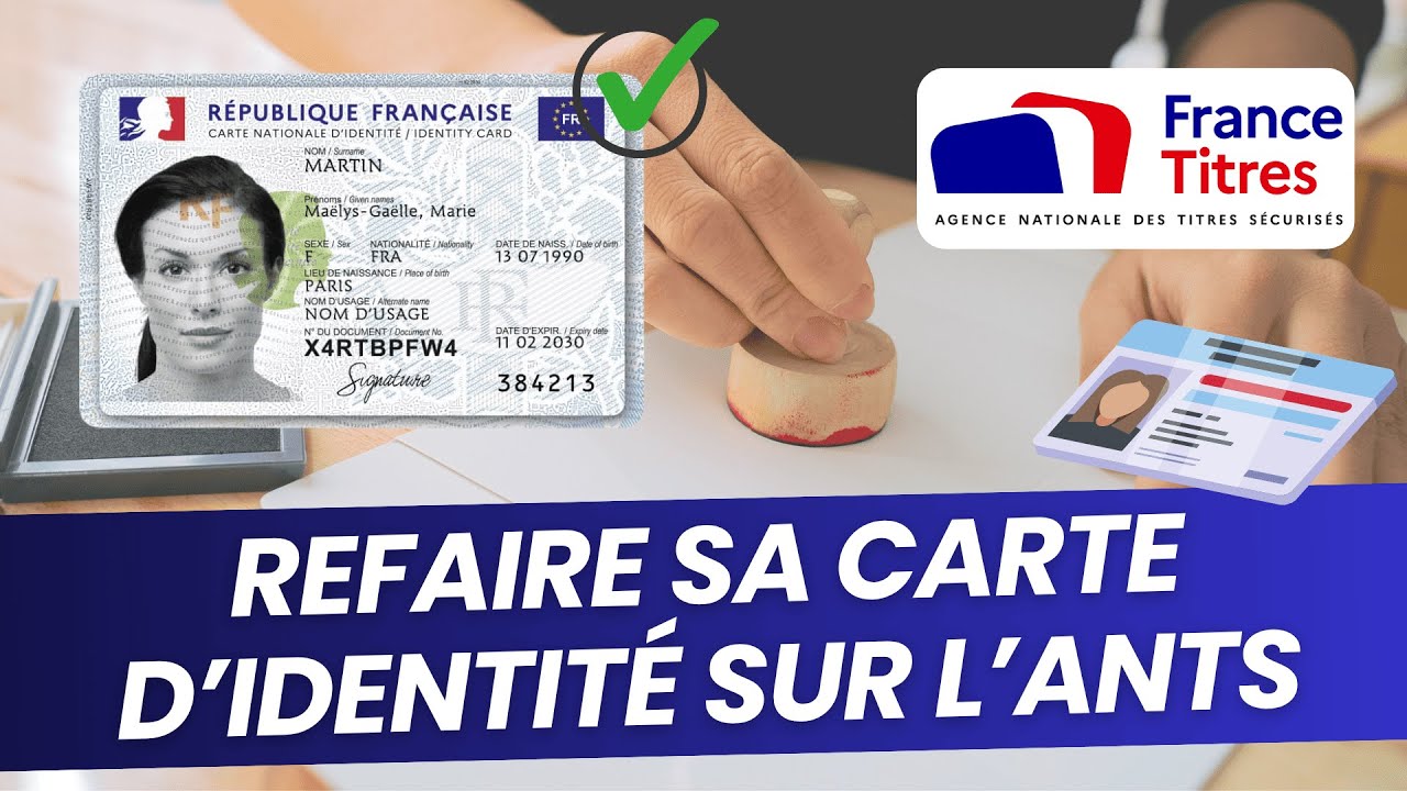 Comment refaire sa carte d'identité sur le site de l'ANTS | Tutoriel complet France Titres