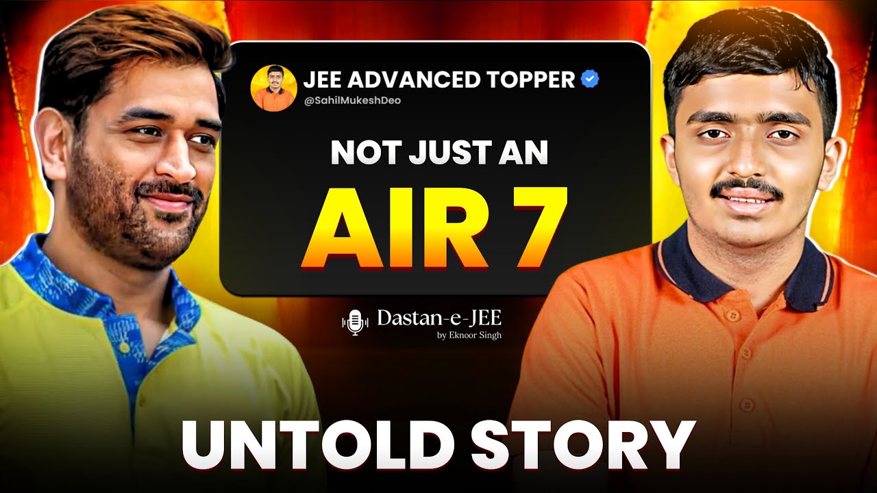 IIT JEE Tips from AIR 7 🔥 #jee 