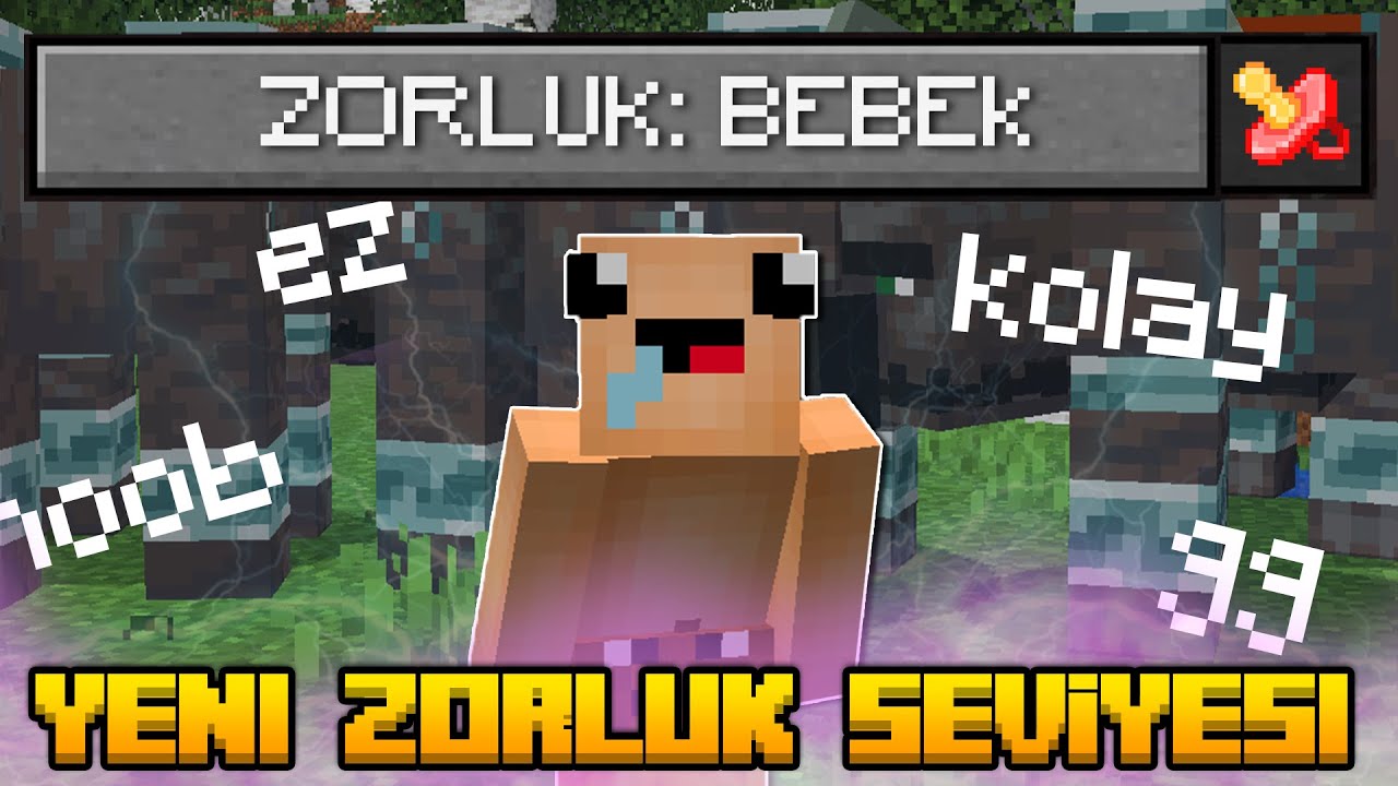 Minecraft: Bebek Zorluk Ayarı / Eğlenceli Anlar