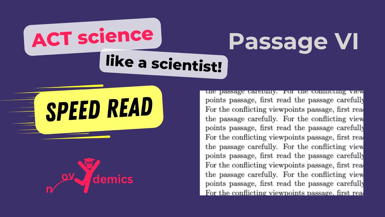 ACT Science Walkthrough - Passage6 (Free practice test)