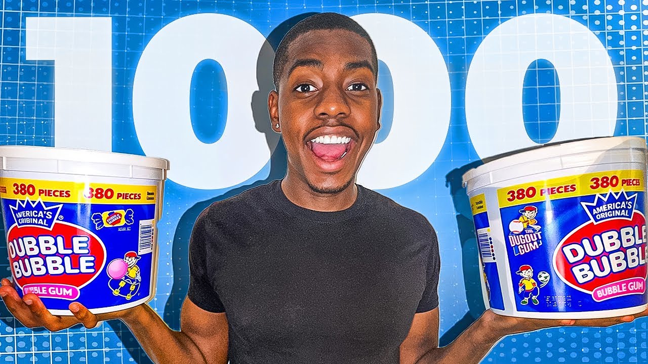 How I Chewed 1000 Pieces of Gum(uncut)