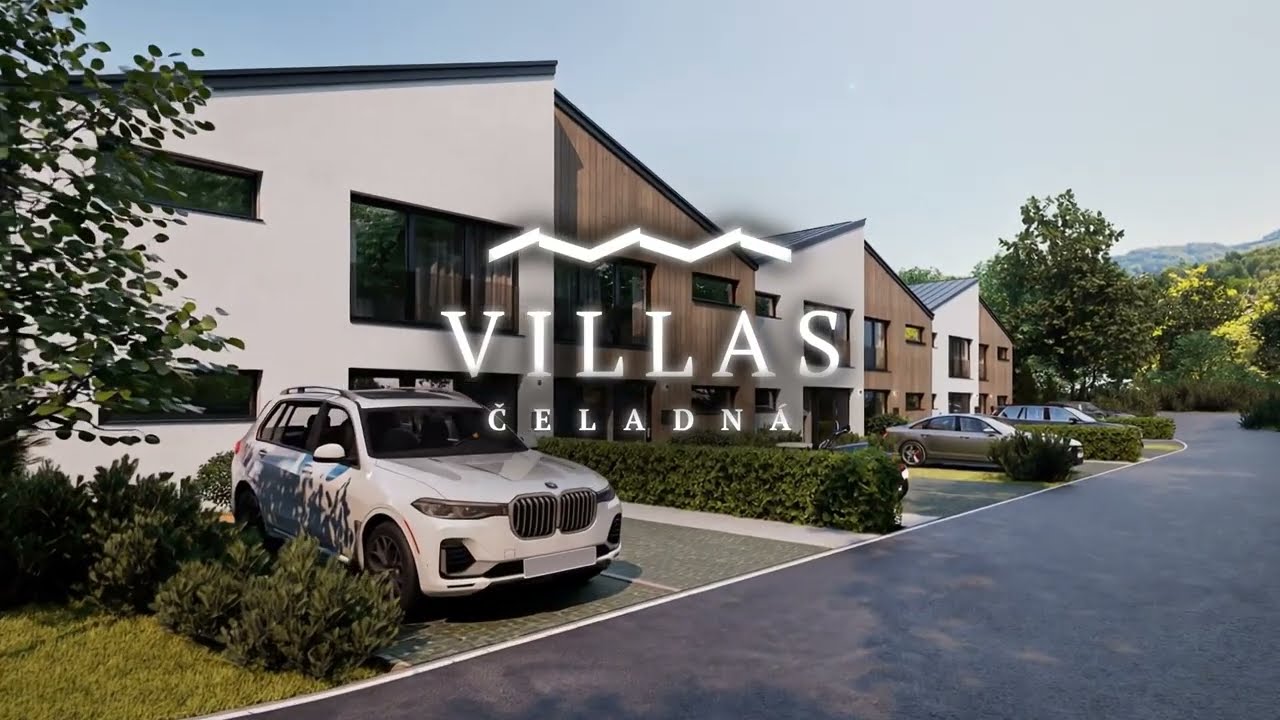 Luxury family houses in the Czech mountains | Villas Čeladná | Archviz video
