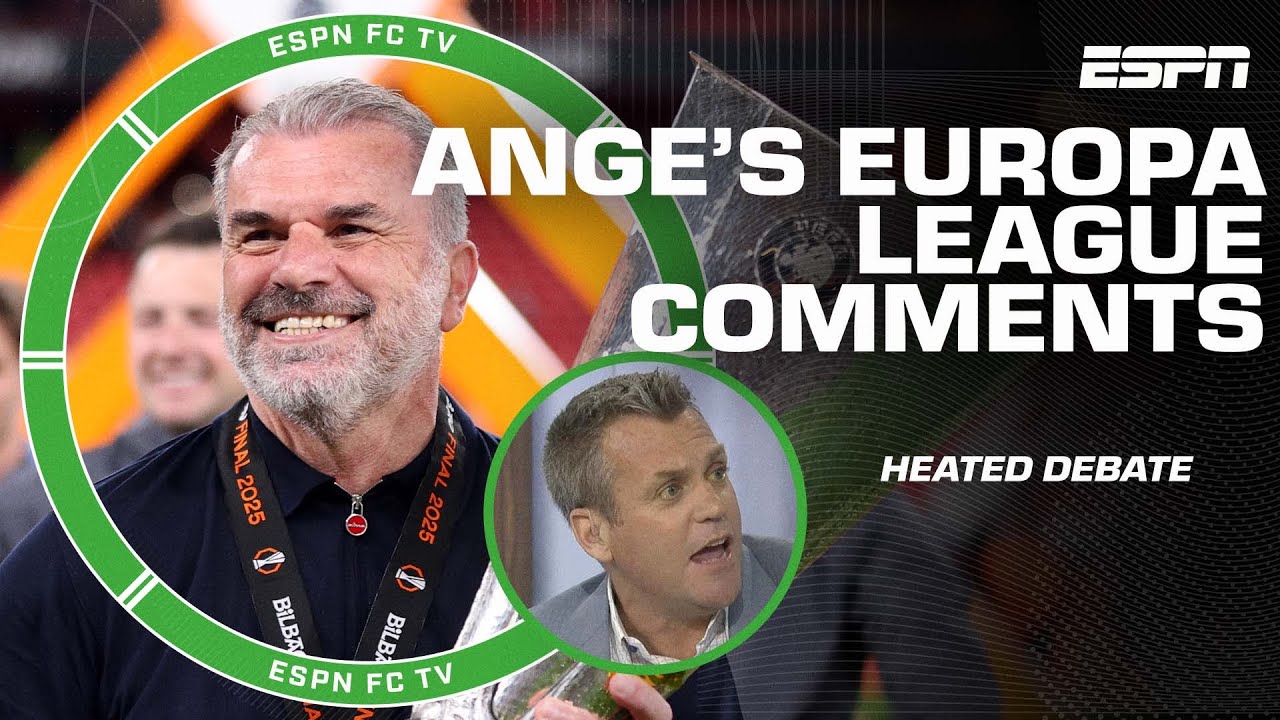 Ange Postecoglou’s Europa League comments sparks a HEATED DEBATE 👀🔥 | ESPN FC