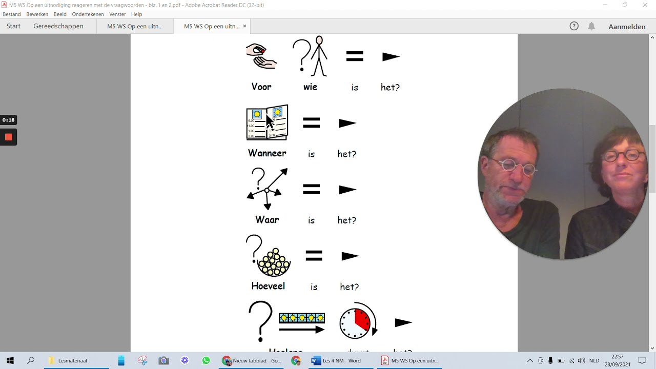 Een uitnodiging   Informatie vragen 1