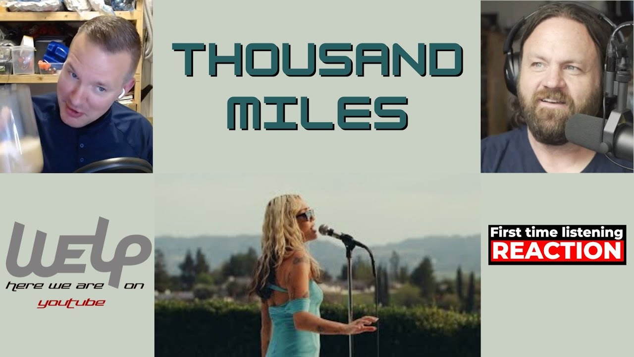 Miley Cyrus - Thousand Miles (Backyard Sessions) | REACTION