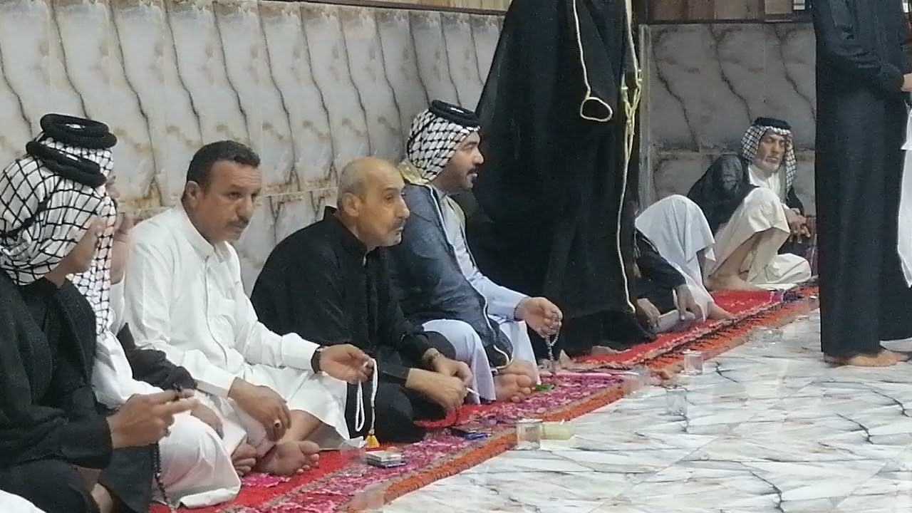 تحويلة الكطارنه على قبيلة شويلات في مضيف شيخ العيبي وهيب الشويلي (1)