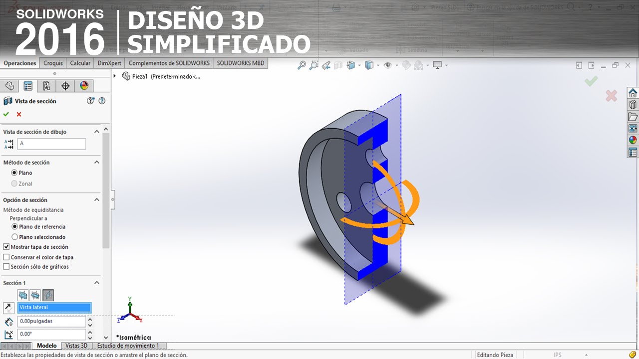SolidWorks 2016 - b&aacute;sico