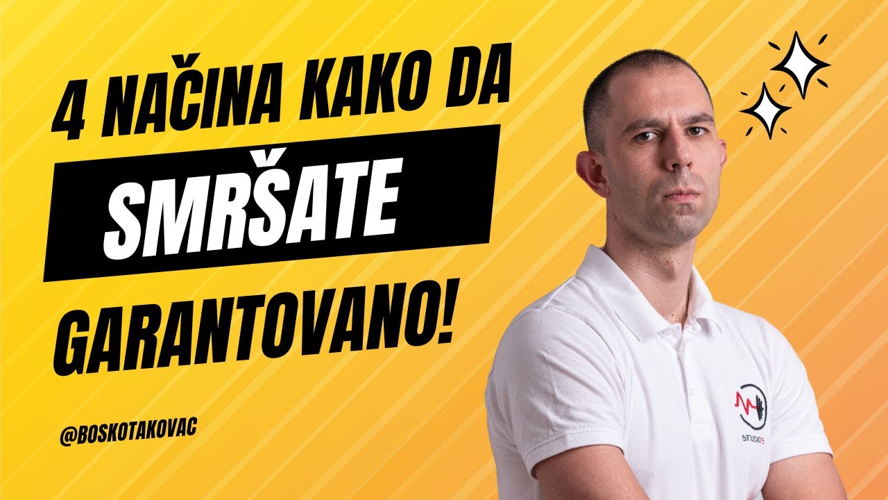 Kako smršati? 4 proverena načina kako da transformišete svoje telo!