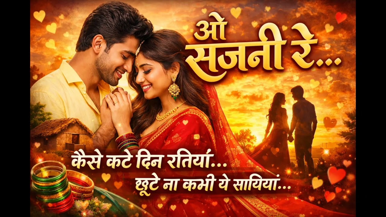 O Sajni Re ❤️ | Kaise Kate Din Ratiya | Romantic Hindi Song 2026 | Love Song | Sad Love Story