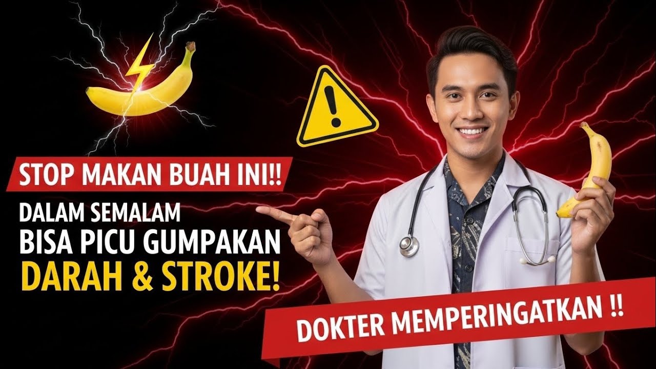STOP MAKAN BUAH INI‼️9 Buah Sehat Bisa Picu Stroke Hanya dalam 1 Malam Jika Dimakan di Waktu Salah
