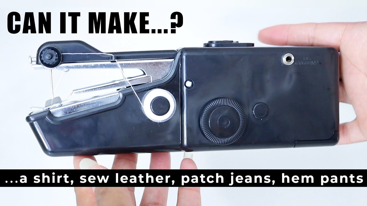 9 Real Tests With A Handheld Sewing Machine!