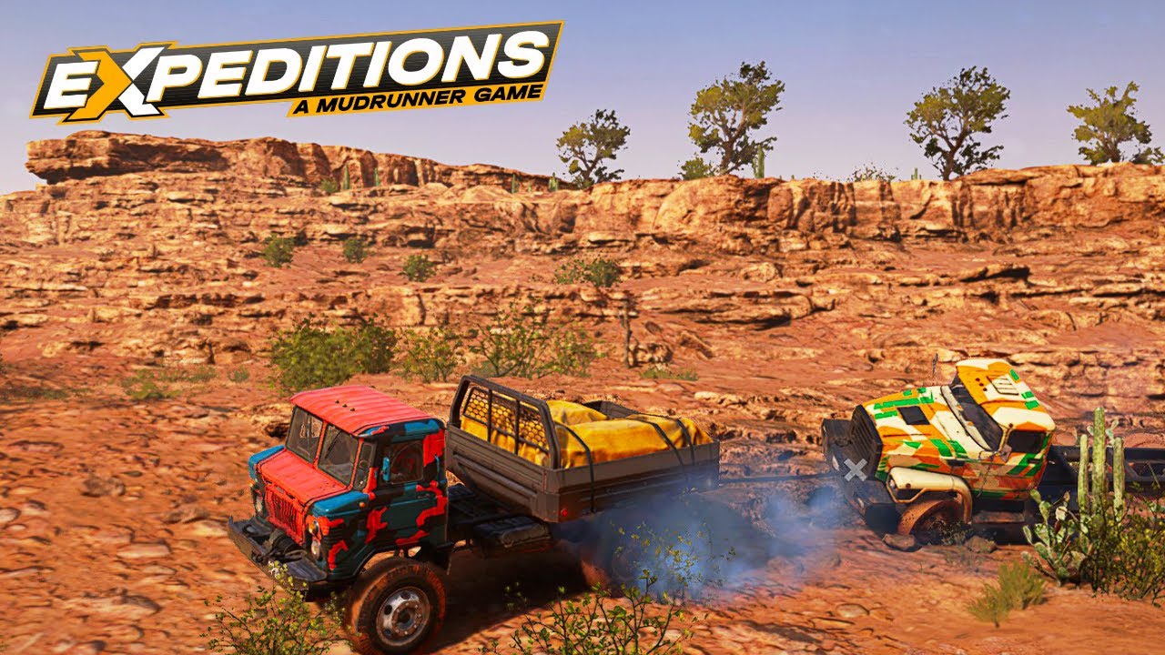 BERGUNG eines Trucks aus dem Sumpf in Little Colorado | Expeditions: A Mudrunner Game